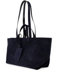 A.P.C. - A. P.C. Le Drummer Suede Shoulder Bag - Lyst