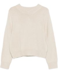 Soft Goat - Knit Chunky V Neck - Lyst