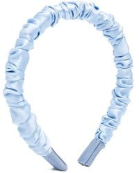 Jennifer Behr - Ruched Satin Headband - Lyst