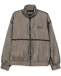Versace Jeans Couture - Logo-Print Zip-Up Jacket - Lyst