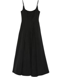 STAUD - Jill Pleated Spaghetti-Strap Maxi Dress - Lyst