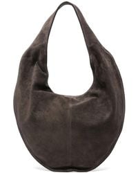 Maeden - Large Suede Crescent Shoulder Bag - Lyst