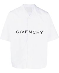 Givenchy - Logo Cotton Shirt - Lyst