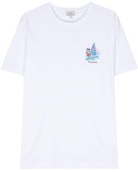Woolrich - Logo-Print Cotton T-Shirt - Lyst