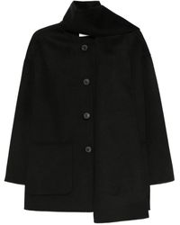 The Dynamis Studio - Patch-Pockets Single-Breasted Coat - Lyst