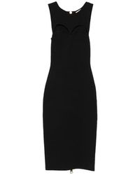 Elisabetta Franchi - Cut-Out Rear-Zip Dress - Lyst