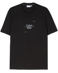 Calvin Klein - Logo-Print T-Shirt - Lyst