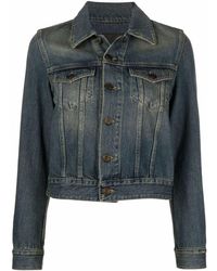 Saint Laurent Denim jackets for Women - Up to 58% off at Lyst.com