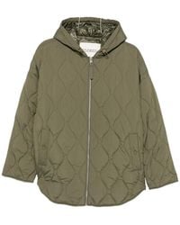 Closed - Quilted Hooded Jacket - Lyst