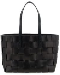 Dragon Diffusion - Japan Checkerboard Woven Leather Tote Bag - Lyst