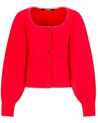 Jacquemus - The Tempo Scoop-Neck Cardigan - Lyst