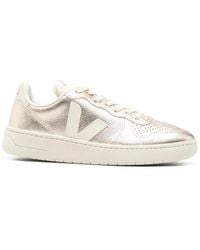 Veja - Sneakers Gold, Neutral - Lyst