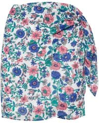 Louise Misha - Charlie Floral-Print Mini Skirt - Lyst
