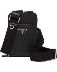 Prada Smartphone Case Pouch Bag - Black