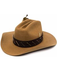 Nick Fouquet - Alabama Waterfall Baby-Suede Hat - Lyst