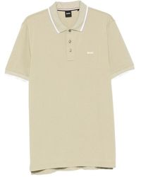 BOSS - Parlay 190 Logo-Print Tipped Polo Shirt - Lyst