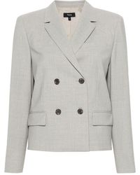 Theory - Double-Breasted Wool Jacket - Lyst