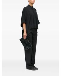 MM6 by Maison Margiela - Single-Stitch Logo Clutch Bag - Lyst