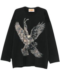 PDF - Graphic-Print Long-Sleeves Sweatshirt - Lyst