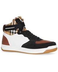 Burberry mens high top shoes Clearance