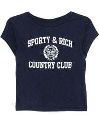 Sporty & Rich - T-Shirt Slim Fit - Lyst