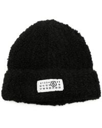 MM6 by Maison Margiela - Bouclé-Knit Beanie Hat - Lyst