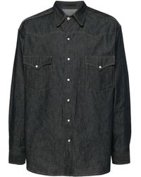 Maison Margiela - Four-stitch Denim Shirt - Men's - Cotton - Lyst