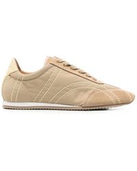 TOTEME - Contrast-Stitch Panelled Sneakers - Lyst