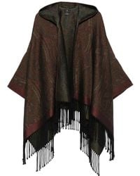 Etro - Wool Blend Cape - Lyst