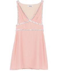 Vivetta - V-Neck Mini Dress - Lyst