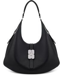 Ganni - Hardware-Detail Shoulder Bag - Lyst
