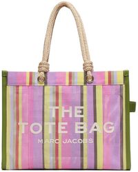 Marc Jacobs - The Tote Bag Striped Mesh Tote Bag - Lyst