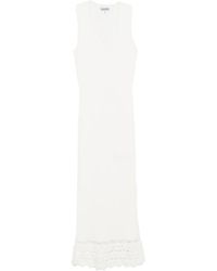 Ganni - Neutrals Dresses - Lyst