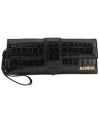 Jacquemus - Le Bambino Croc-Effect Leather Clutch Bag - Lyst