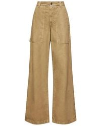 Moncler - Utility Wide-Leg Trousers - Lyst