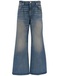 Haikure - Washed-Effect Wide-Leg Jeans - Lyst