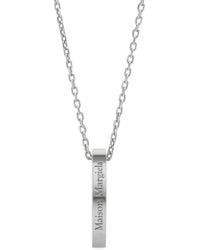 Maison Margiela - Logo Ring Pendant Necklace - Lyst