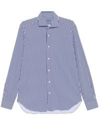 Barba Napoli - Striped Long-Sleeve Shirt - Lyst