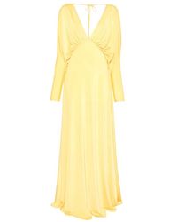 Raquel Diniz - V-Neck Dress With Long Sleeves - Lyst