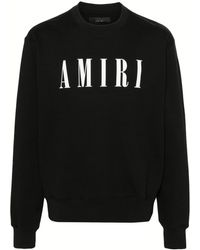 Amiri - Logo-Print Cotton Sweatshirt - Lyst