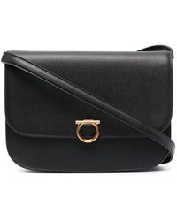 quilted gancini flap bolsa