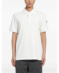 Moncler - Neutrals Polo Shirts - Lyst