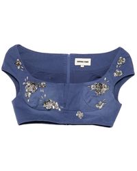 ShuShu/Tong - Top Square-Neck Sleeveless - Lyst
