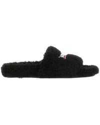 Balenciaga - Logo Slippers - Lyst
