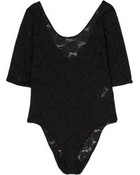 Ba&sh - Lulu Lace Bodysuit - Lyst