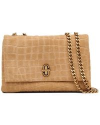 Marc Jacobs - The Suede Croc Slim Dual Convertible Shoulder Bag - Lyst