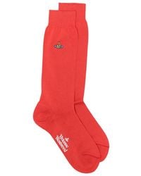 Vivienne Westwood - Orb-Embroidery Socks - Lyst