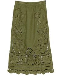 FARM Rio - Majestic Garden Richelieu Skirt - Lyst