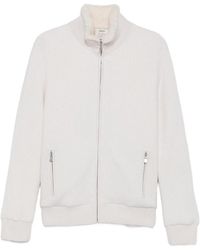 Barba Napoli - Ribbed-Knit Faux-Fur-Trim Jacket - Lyst