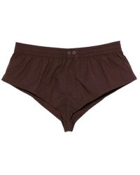Entire studios - Pixie Buttoned Mini Shorts - Lyst